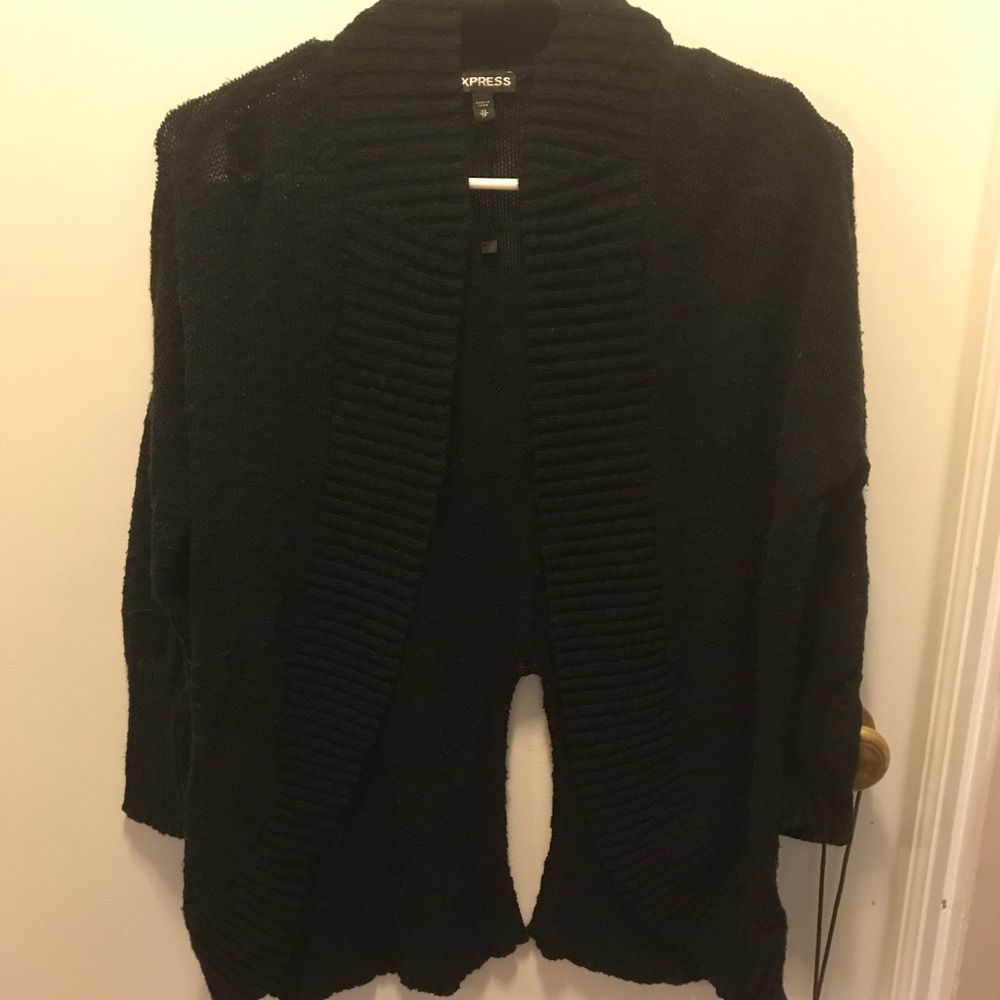Black Express cardigan